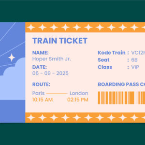 Train Ticket Printing