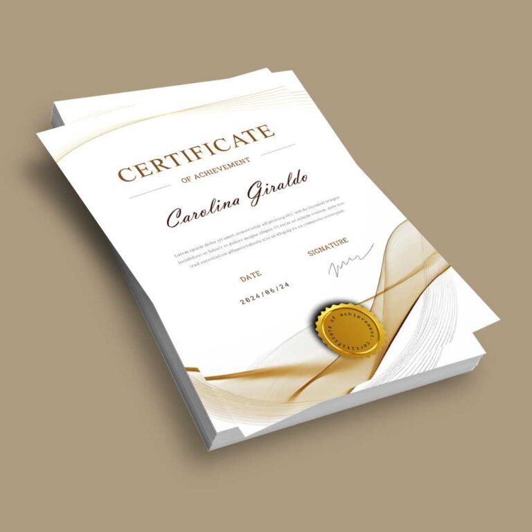 Certificate Printing