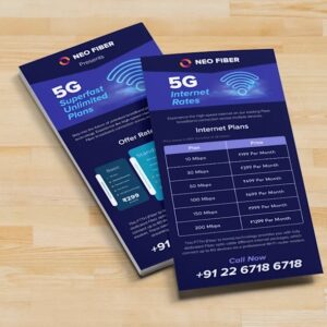 Rate Cards Printing